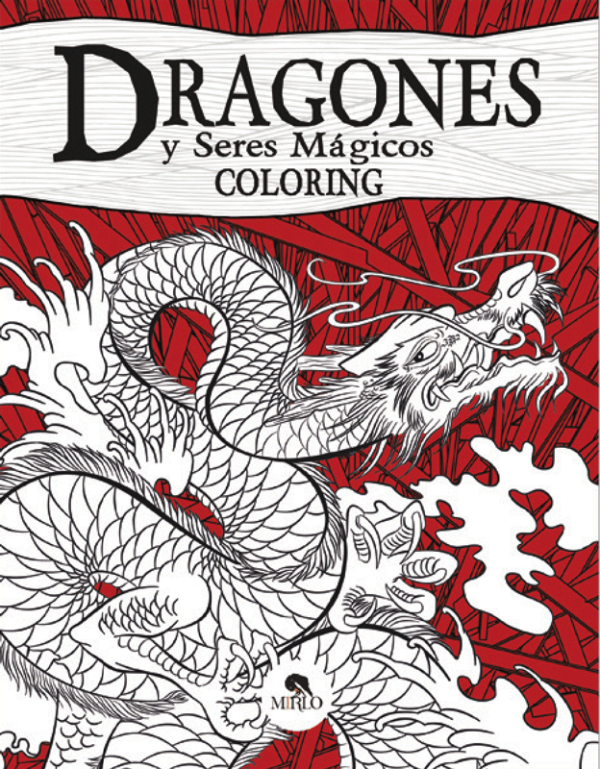 Coloring: Dragones y seres mágicos
