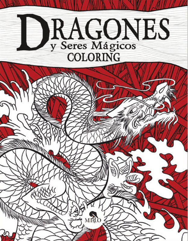 Coloring: Dragones y seres mágicos