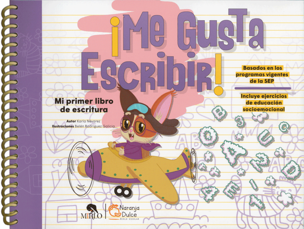 Me gusta escribir, mi primer libro de lectura