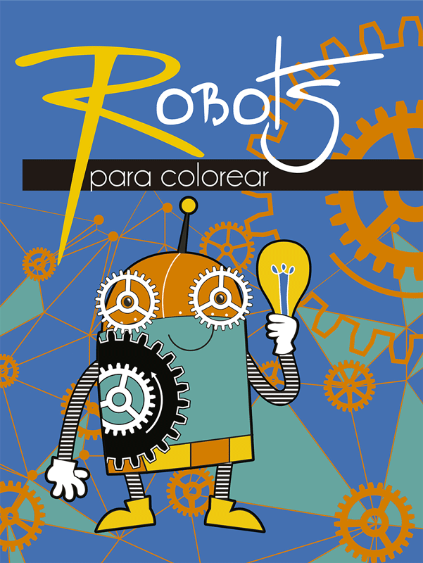 Robots para colorear