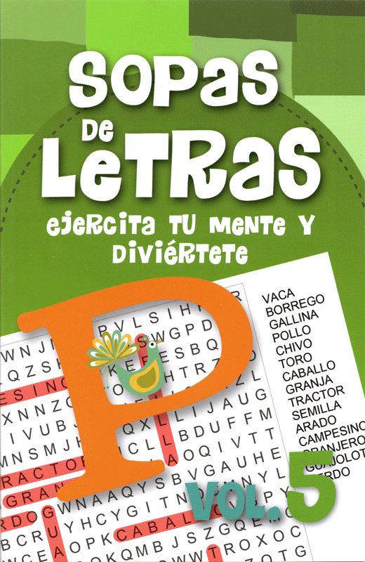 Sopas de letras ejercita tu mente y diviértete vol.5