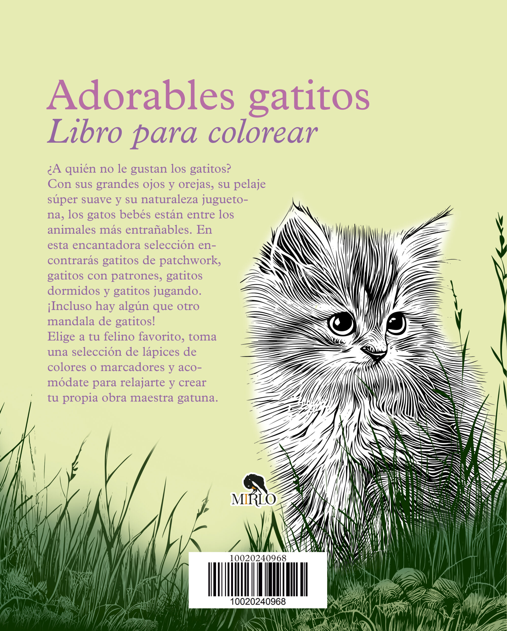 Adorables gatitos: <br> Libro para colorear - Imagen 2